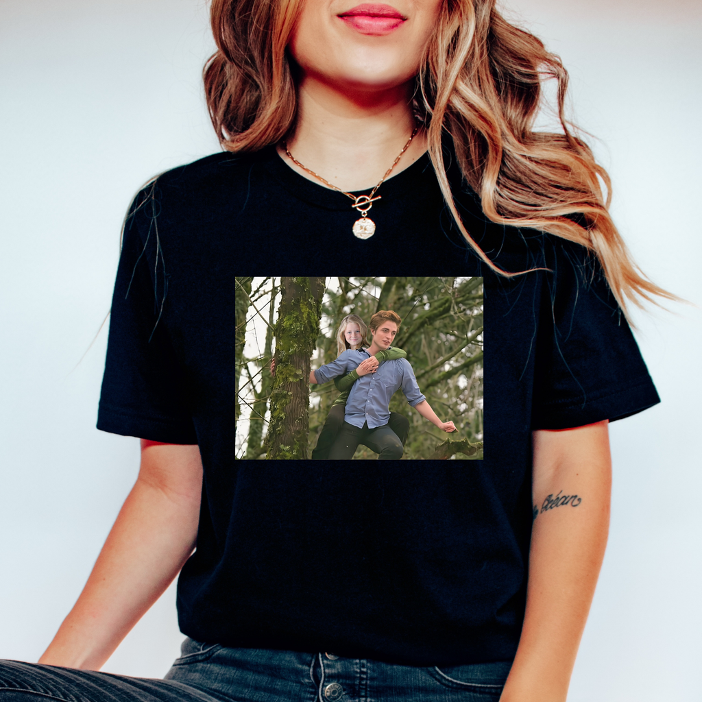 Custom Face Funny Twilight 20th Vampire Romance Shirt, Graphic Tee, Ed and Bella Christmas Unique Birthday Gift, Bachelorette
